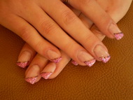 csapott francia csillám